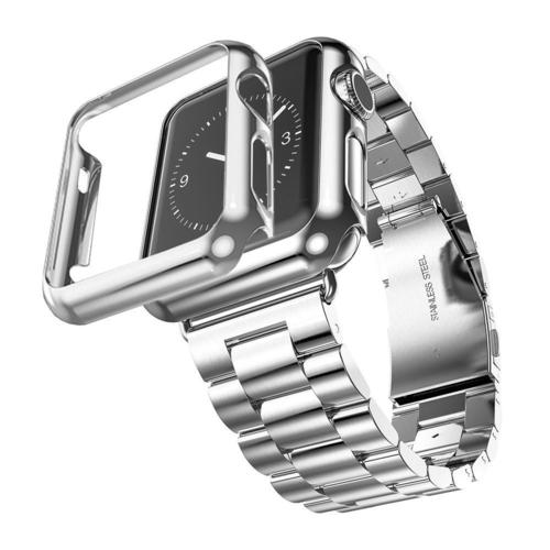 珠宝与表 手表 表带     1 pc stainless steel buckle wrist watch