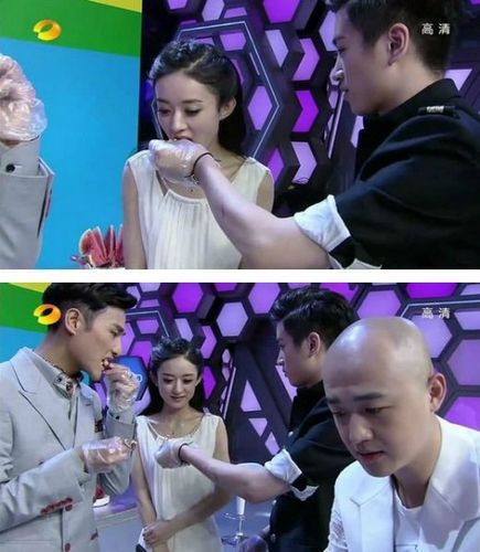 在大本营陈晓喂赵丽颖吃虾的时候,我可激动了,感觉陈晓很认真的.