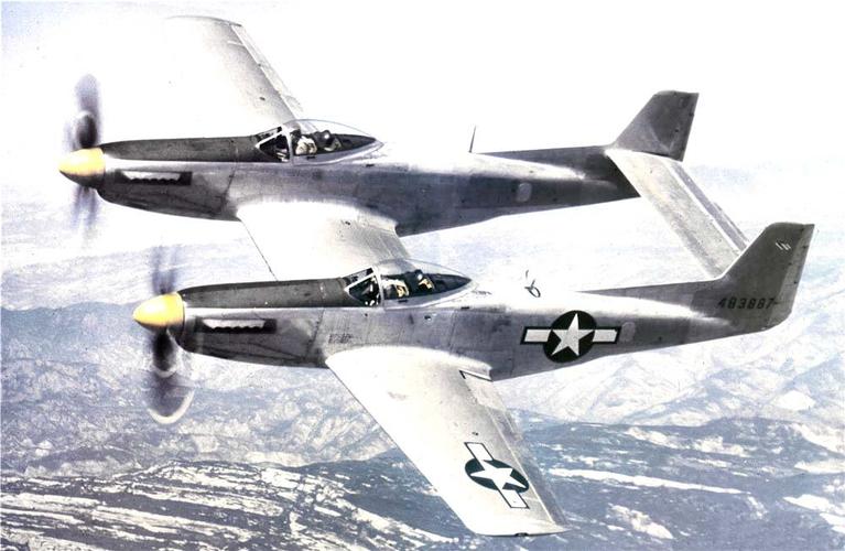 p-51野马战斗机升级版,豪华双人座舱,哥俩搭配干活不累!