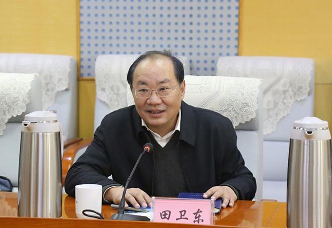 田卫东介绍此次调研的目的.(摄影/穆静)