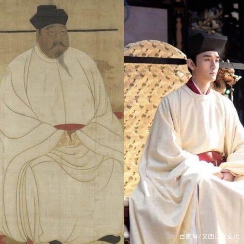 其中直角幞头根据长度分为长角与短角,长角长至三尺,短角短至一尺