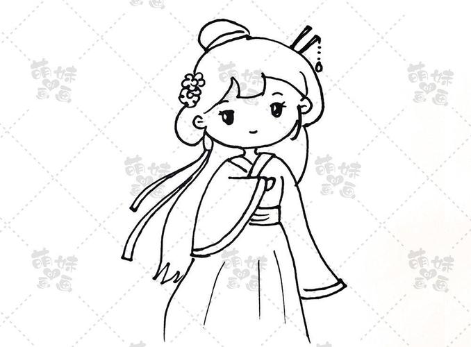 古装小公主怎么画