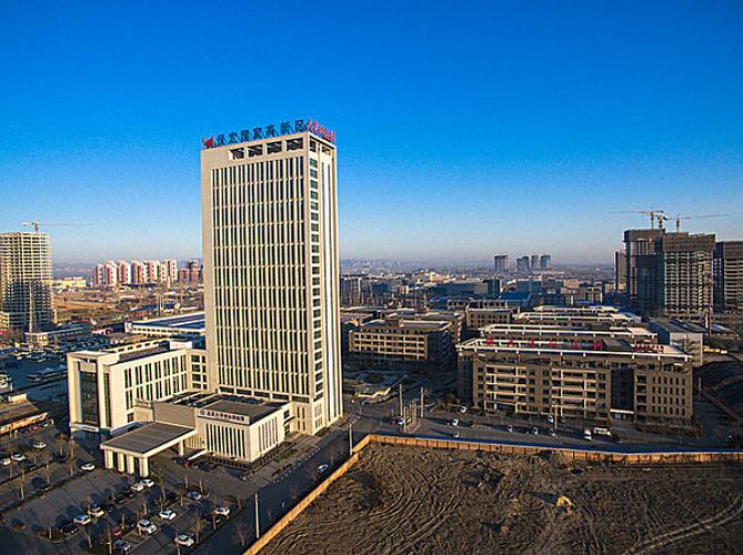 航拍保定国家高新区大学科技园_全景网