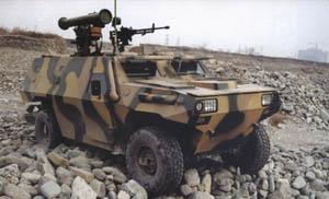 解放军轻型机步师装备新型全地形火力突击车