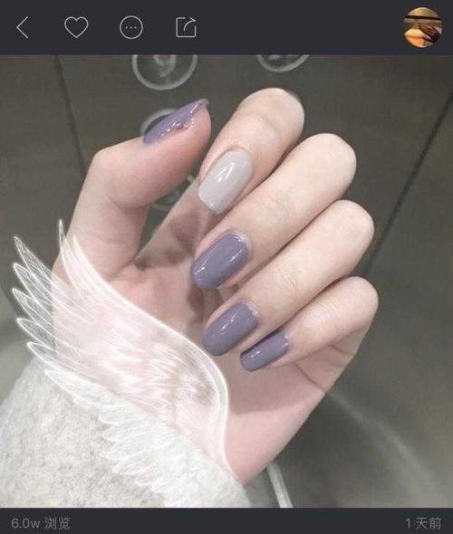 暖色系主要是指红色,橘色系,冷色系最(图01/08)冷色调的美甲图片