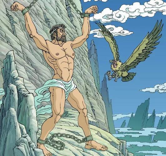 普罗米修斯为人类盗取火种,被视为是光明和希望的象征.