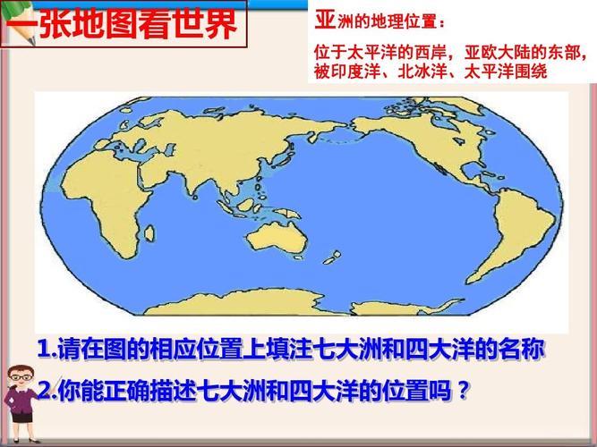 七年级历史与社会上册 第二单元第1课大洲与大洋课件
