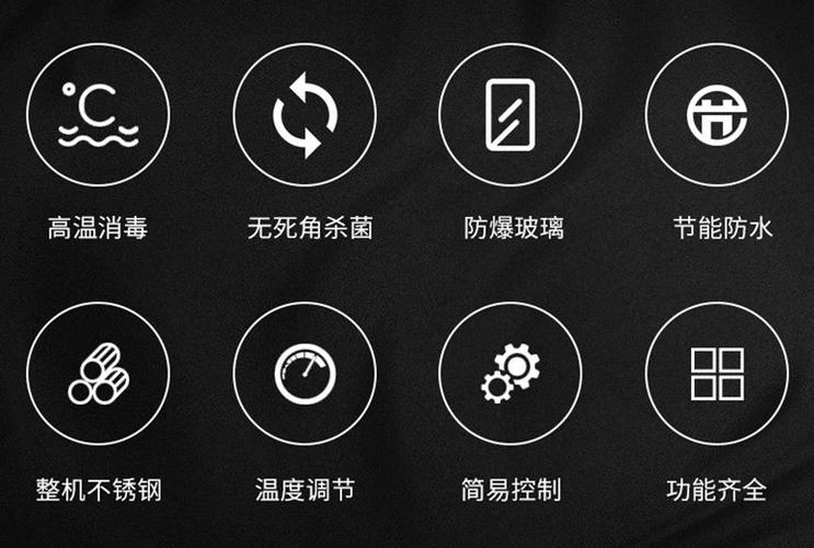 直销4层1380l双门高温蒸汽烘干消毒柜电脑面版消毒柜温度时间数显