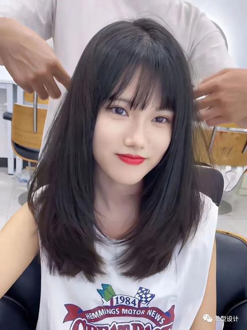 "高层次中长发" 搞起!|刘海|减龄|发型|脸型