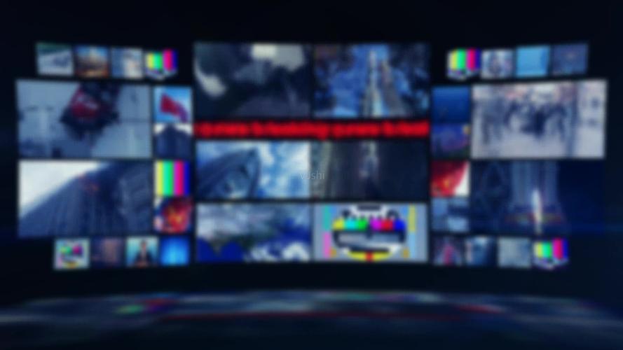 主持人新闻演播室背景墙背景墙电视背景墙_1920x1080