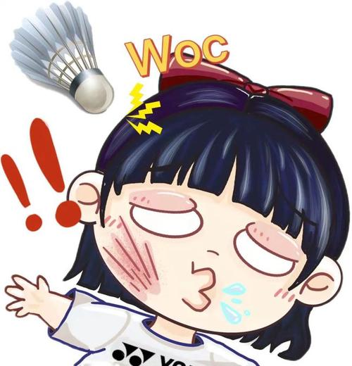 羽毛球萌妹纸表情包分享