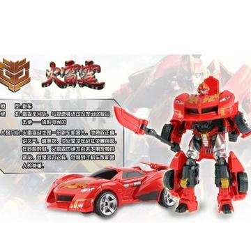 奥迪双钻(auldey)武战道 变形机器人 赛车火雷霆&狂裂