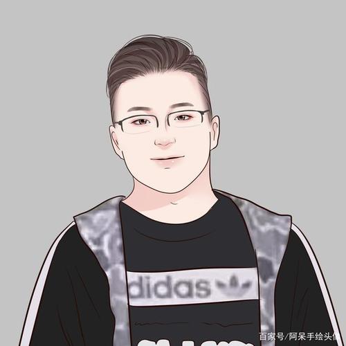 成熟男性手绘头像,再添十分魅力值