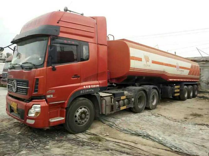 【济宁】2015年11月 出售二手散装油罐车 东风天龙 解放j6欧曼等油罐