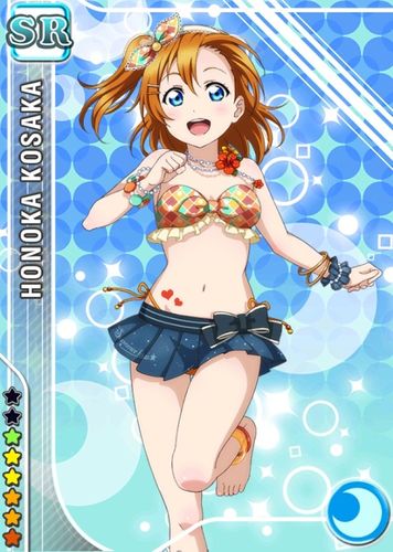 lovelive 高坂穗乃果 泳装 泳池
