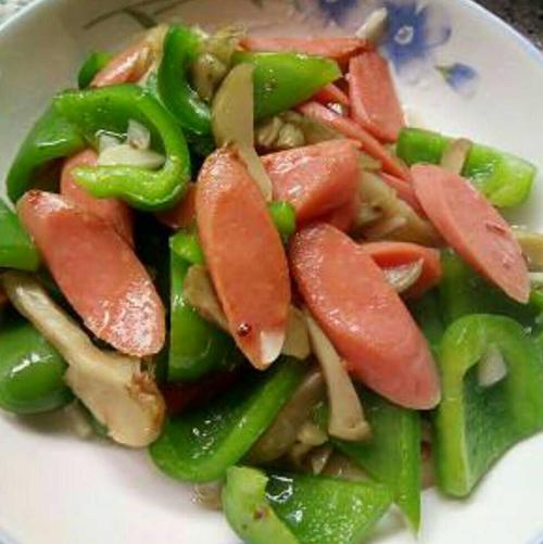 青椒火腿