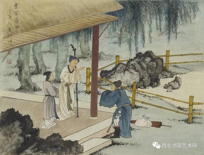 韩竹莹临摹陈少梅二十四孝图