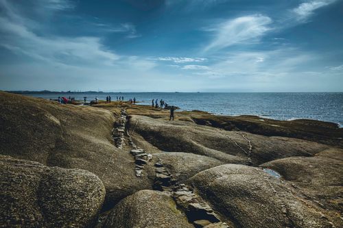 盖州北海公园,数亿年的海蚀地貌,怪石嶙峋,光怪陆离,不禁让人遐想万千