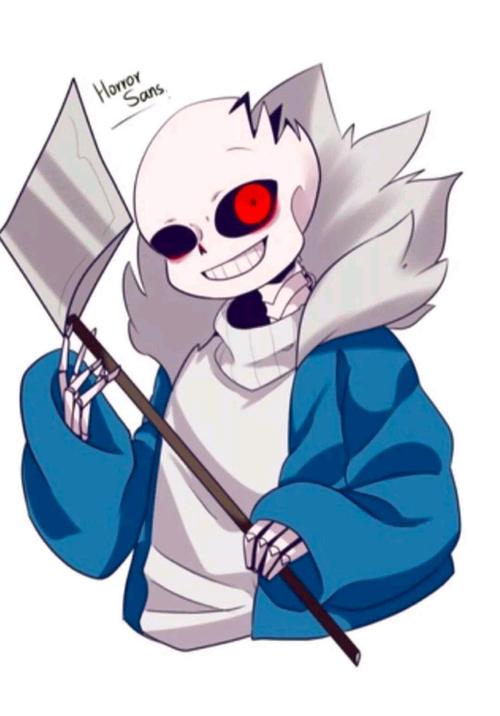 "sans,你想砍死我啊."我不满的嘟囔"想吓吓你,你差点要了我的