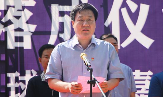 临淄区委常委,政法委书记徐继国致辞