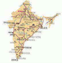 印度地图