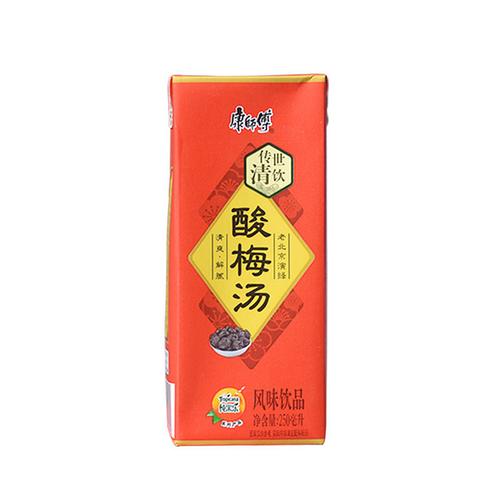 冰红茶康师傅整箱纸盒盒装酸梅汤冰糖雪梨茉莉蜜茶果味