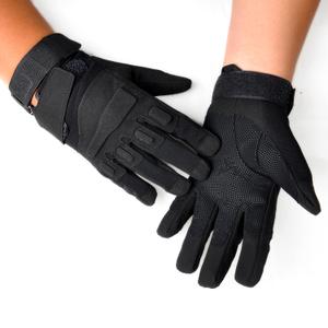 黑鹰战术手套全指男特种兵骑行军迷夏户外登山防割格斗特种兵手套