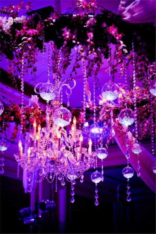 紫色主题婚礼现场如何布置2017紫色婚礼现场布置效果图