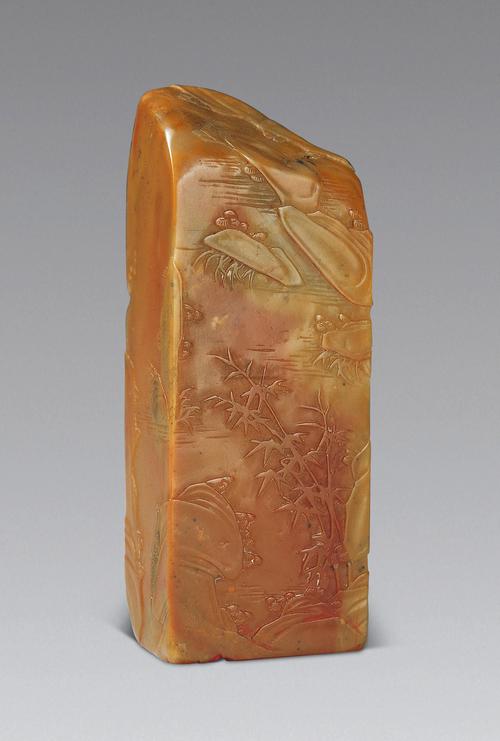 0761 民国 邓散木刻鹿目格薄意章