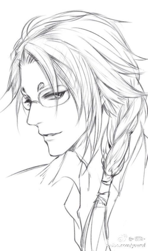 铅笔画卡通人物呆呆萌萌铅笔画漫画男孩卡通人物