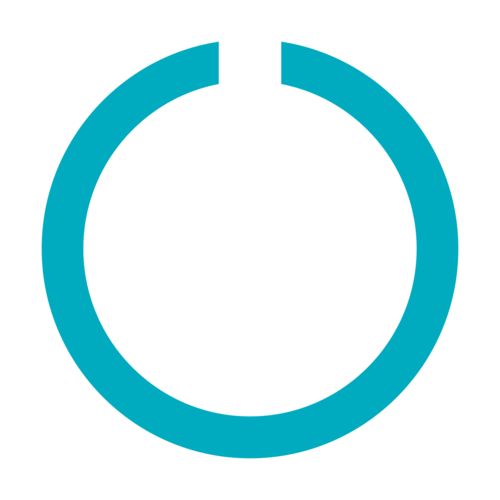 扁平风格的 盘旋缺口 图标