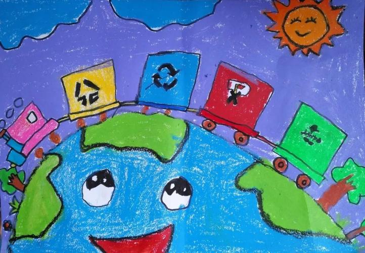 推动垃圾分类我们在努力!北辰青少年宫儿童画班美术作品展(二)