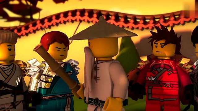 乐高幻影忍者:幻影忍者和师父在树上!