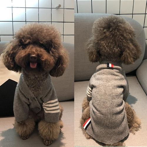 泰迪衣服冬装狗狗衣服秋冬贵宾比熊法斗柯基猫咪小型犬tb宠物毛衣