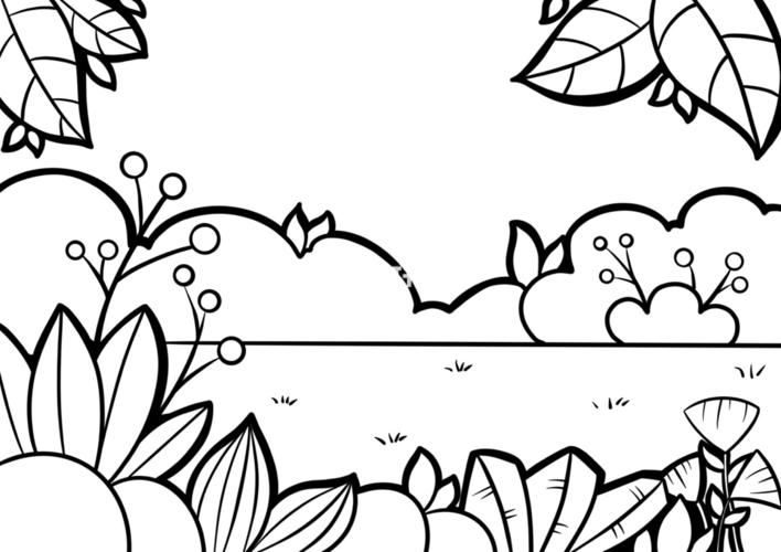 简笔画万能场景(五)