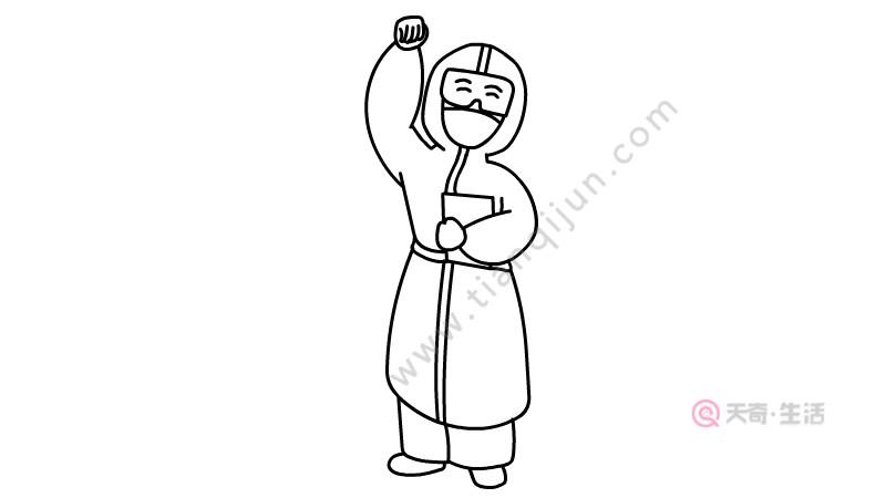 疫情防控简笔画怎么画 疫情防控简笔画画法