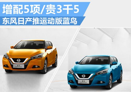 东风日产推运动版蓝鸟 增配5项/贵3千5