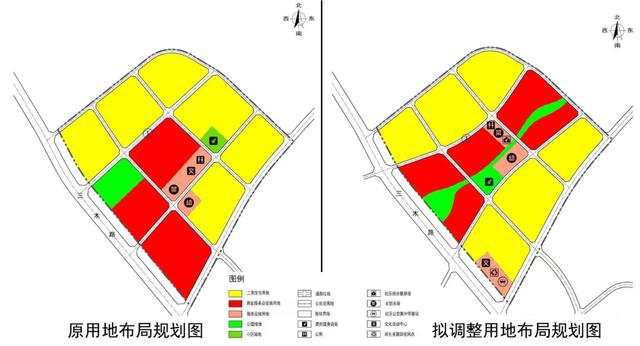 新都区石板滩街道三木路以北局部用地控规调整公告