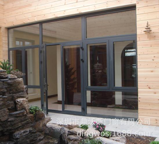 013- 铝合金门连窗 铝合金平开门窗.jpg