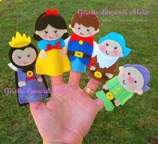 妈妈给孩子做的指偶,听起故事来立马变得更有趣味!