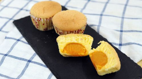 让人回味无穷的咸蛋黄纸杯蛋糕