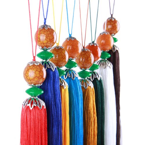 雅叶古风流苏挂件中国结穗子舞台流苏须中国风长吊穗diy手工剑穗