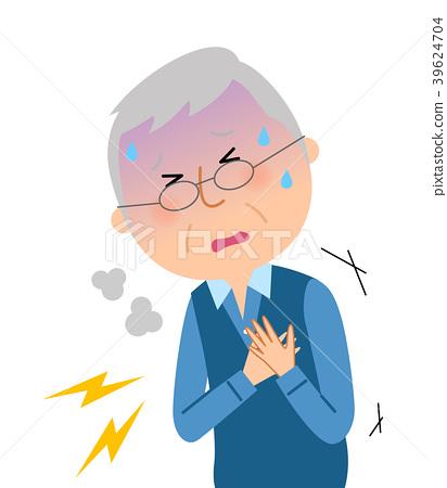 插图素材: 老人胸痛 查看全部