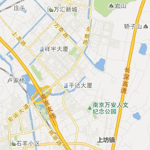 南京市江宁区行政地图
