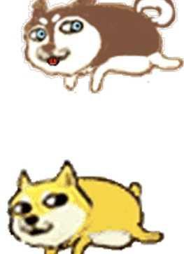剪纸神烦狗表情包