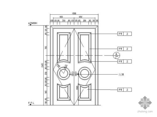 [分享]双开门cad节点资料下载