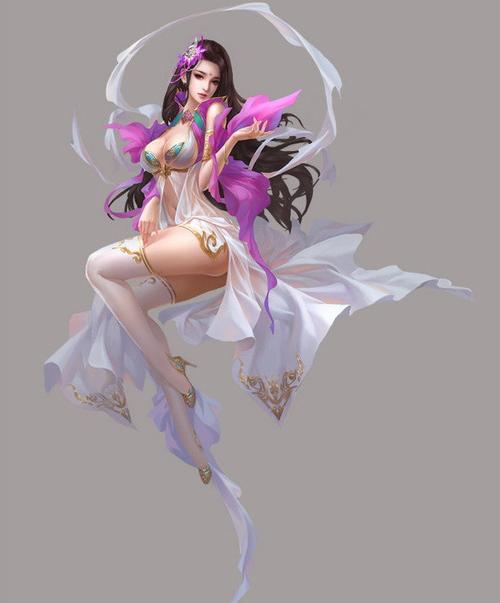 【粉彩素描】美妙绝伦的3d绘画游戏美女采集 (2) - niufen1343 - niu