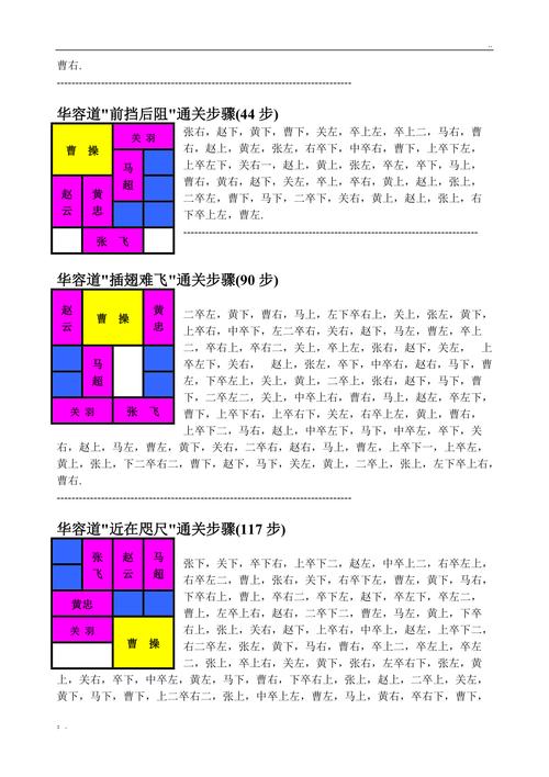 华容道(带图解)