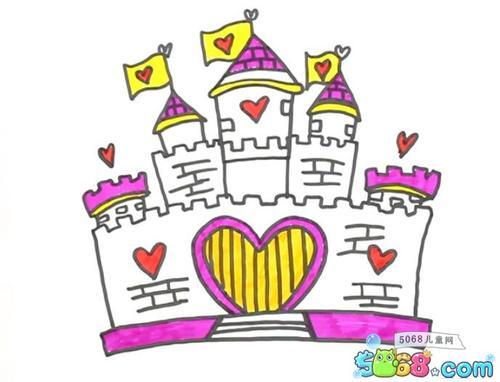 城堡怎么画 公主的城堡怎么画 迪士尼城堡怎么画 迷你世界城堡怎么建