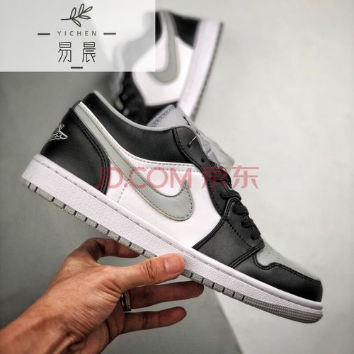 纯原aj1 影子灰乔1代低帮鞋 影子灰 40